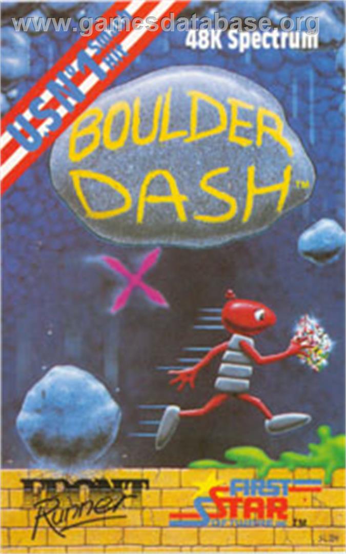 Boulder Dash - Sinclair ZX Spectrum - Artwork - Box