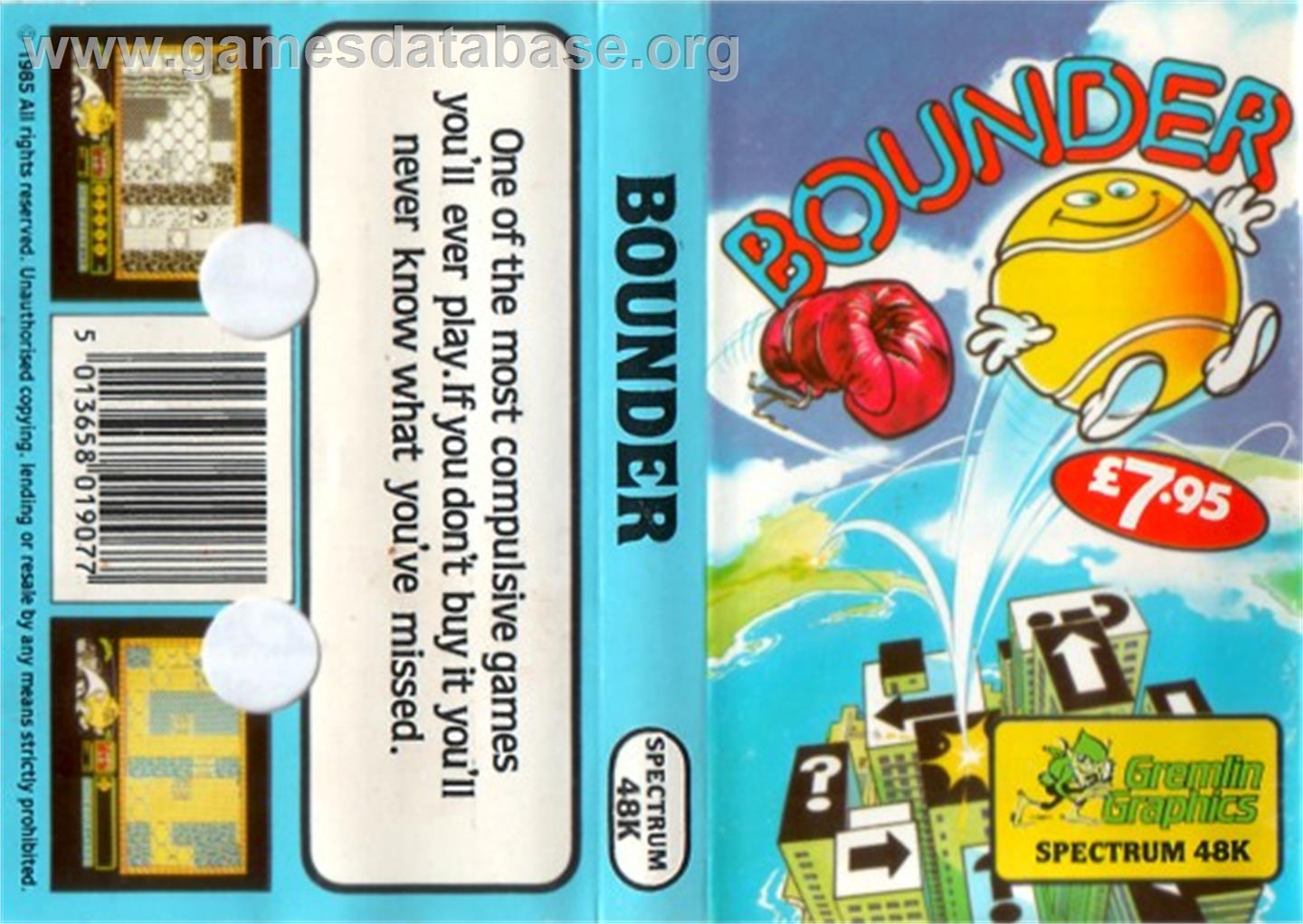 Bounder - Sinclair ZX Spectrum - Artwork - Box