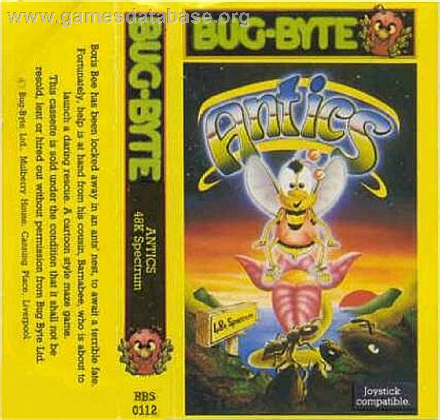 The Birds and the Bees II: Antics - Sinclair ZX Spectrum - Artwork - Box