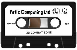 Cartridge artwork for 3D Combat Zone on the Sinclair ZX Spectrum.