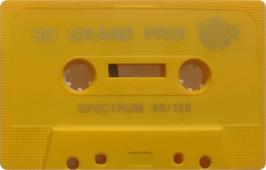 Cartridge artwork for 3D Grand Prix Championship on the Sinclair ZX Spectrum.