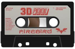 Cartridge artwork for 3D Pool on the Sinclair ZX Spectrum.