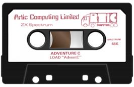 Cartridge artwork for Adventure C: Ship Of Doom on the Sinclair ZX Spectrum.