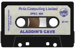 Cartridge artwork for Aladdin's Cave on the Sinclair ZX Spectrum.