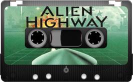Cartridge artwork for Alien Highway: Encounter 2 on the Sinclair ZX Spectrum.