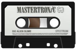 Cartridge artwork for Alien Slime, Die on the Sinclair ZX Spectrum.