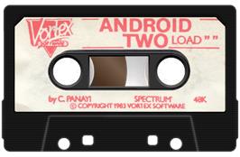 Cartridge artwork for Android Two on the Sinclair ZX Spectrum.