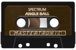 Cartridge artwork for Angle Ball on the Sinclair ZX Spectrum.