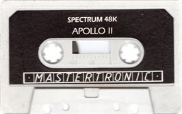 Cartridge artwork for Apollo 11 on the Sinclair ZX Spectrum.