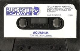 Cartridge artwork for Aquarius on the Sinclair ZX Spectrum.