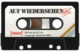 Cartridge artwork for Auf Wiedersehen Pet on the Sinclair ZX Spectrum.