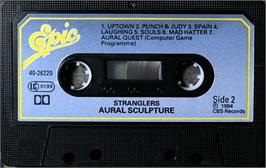 Cartridge artwork for Aural Quest on the Sinclair ZX Spectrum.