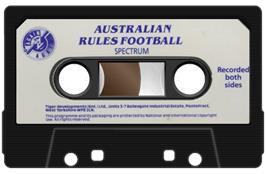 Cartridge artwork for Australian Rules Football on the Sinclair ZX Spectrum.