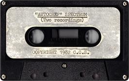 Cartridge artwork for Auto Chef on the Sinclair ZX Spectrum.