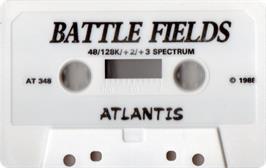 Cartridge artwork for Battle Field on the Sinclair ZX Spectrum.