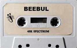 Cartridge artwork for Beebul on the Sinclair ZX Spectrum.