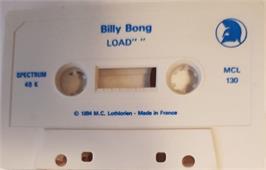 Cartridge artwork for Billy Bong on the Sinclair ZX Spectrum.
