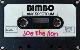 Cartridge artwork for Bimbo on the Sinclair ZX Spectrum.