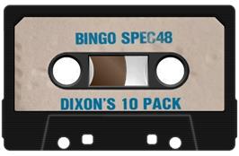 Cartridge artwork for Bingo on the Sinclair ZX Spectrum.