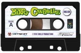 Cartridge artwork for Birdy Cantabile on the Sinclair ZX Spectrum.