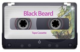 Cartridge artwork for Black Beard on the Sinclair ZX Spectrum.