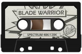 Cartridge artwork for Blade Warrior on the Sinclair ZX Spectrum.