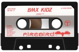 Cartridge artwork for Bmx Kidz on the Sinclair ZX Spectrum.