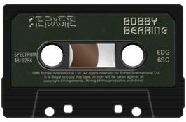 Cartridge artwork for Bobby Bearing on the Sinclair ZX Spectrum.