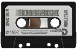 Cartridge artwork for Bobsleigh on the Sinclair ZX Spectrum.