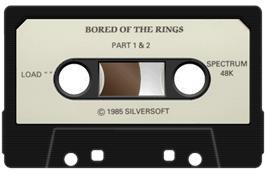 Cartridge artwork for Bored Of The Rings on the Sinclair ZX Spectrum.