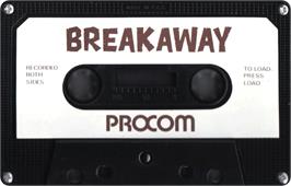 Cartridge artwork for Break Away on the Sinclair ZX Spectrum.