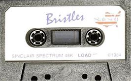 Cartridge artwork for Bristles on the Sinclair ZX Spectrum.