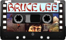 Cartridge artwork for Bruce Lee on the Sinclair ZX Spectrum.