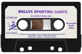 Cartridge artwork for Bully's Sporting Darts on the Sinclair ZX Spectrum.