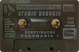 Cartridge artwork for Bumpy on the Sinclair ZX Spectrum.