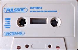 Cartridge artwork for Butterfly on the Sinclair ZX Spectrum.