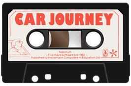 Cartridge artwork for Car Journey on the Sinclair ZX Spectrum.