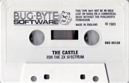 Cartridge artwork for Castle on the Sinclair ZX Spectrum.