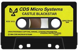 Cartridge artwork for Castle Blackstar on the Sinclair ZX Spectrum.