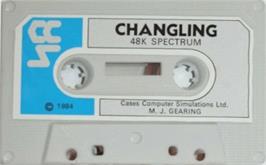 Cartridge artwork for Changeling, The on the Sinclair ZX Spectrum.