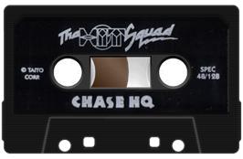 Cartridge artwork for Chase H.q. on the Sinclair ZX Spectrum.