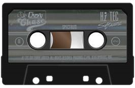 Cartridge artwork for Chevy Chase on the Sinclair ZX Spectrum.