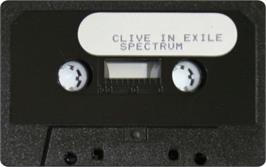 Cartridge artwork for Clive In Exile on the Sinclair ZX Spectrum.