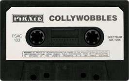 Cartridge artwork for Collywobbles on the Sinclair ZX Spectrum.