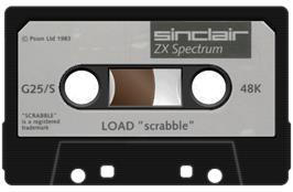 Cartridge artwork for Computer Scrabble on the Sinclair ZX Spectrum.