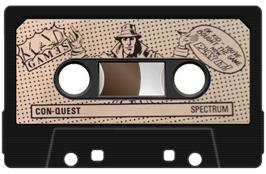 Cartridge artwork for Con-quest on the Sinclair ZX Spectrum.