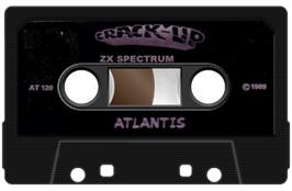 Cartridge artwork for Crack-up on the Sinclair ZX Spectrum.