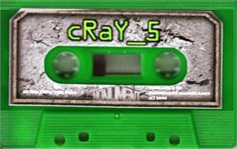 Cartridge artwork for Cray 5 on the Sinclair ZX Spectrum.
