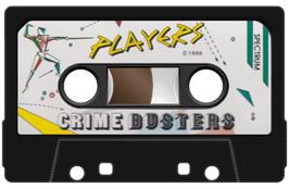 Cartridge artwork for Crime Busters on the Sinclair ZX Spectrum.