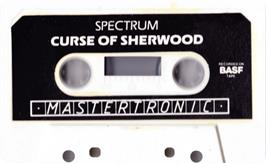 Cartridge artwork for Curse Of Sherwood, The on the Sinclair ZX Spectrum.